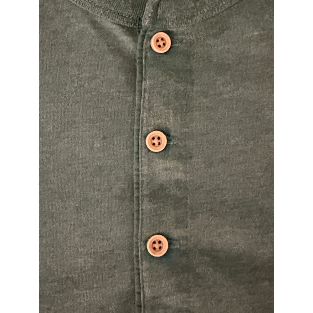 UNTUCKit Albarino Henley Shirt XXL Green Long Sleeve Casual Gorpcore - Picture 4 of 13